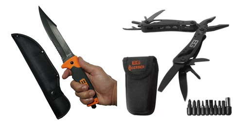 Cuchillo Gerber Bear  Grylls + Regalo Pinza Ultimo Modelo 