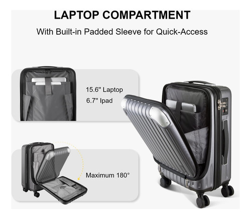 Cuchilla Giratoria Carry On Luggage Level8 Grace De 20 Pulga