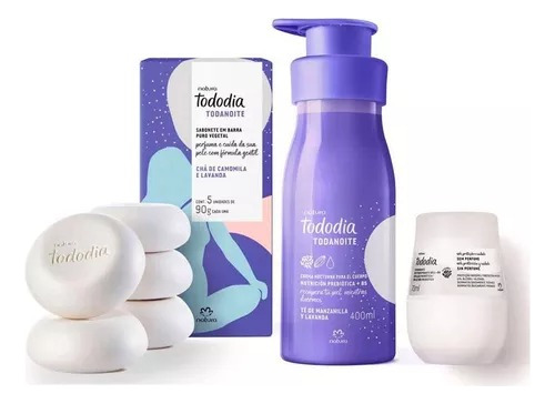 Kit Tododia Todanoite Naturaconfort Nocturno Lavanda Regalo 