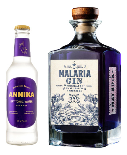 Gin Malaria Original + Tonica Annika 275cc