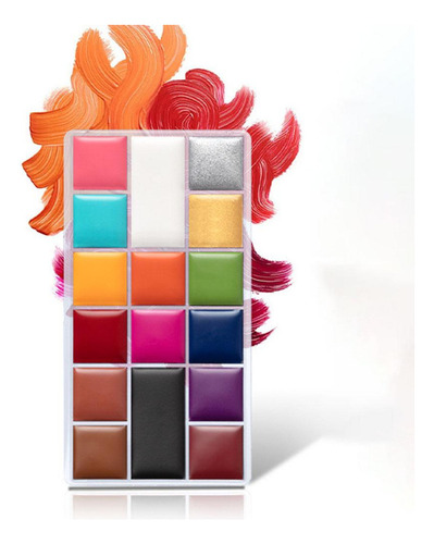 Kit De Maquillaje For Pintura Facial Corporal 16