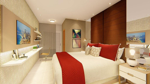 Imagem 9 de 20 de Apartamento Alto Padrão Com 2 Suítes À Venda, 91 M² Por R$ 528.000 - Canto Do Forte - Praia Grande/sp - Ap3504