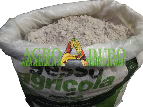 Fertilizante Gesso Agricola Pacote 2kg Sulfato Calcio Adubo