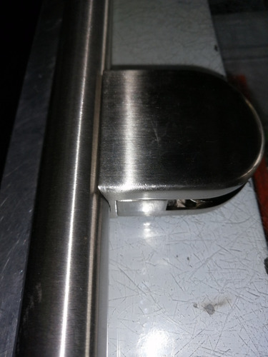 24 Conectores Grapa Para Cristal 9mm Satín Para Barandales