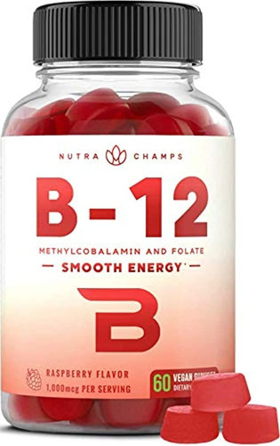 Vitamina B12 Gomitas Mejoradas Con Folato