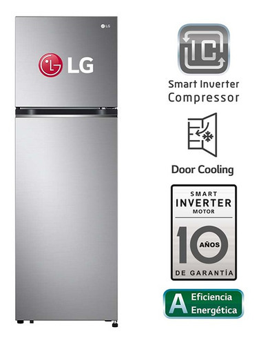 Refrigeradora LG Top Freezer Gt26bpp Inverter 264l Plt.