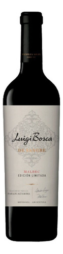 Vinho Argentino Luigi Bosca Malbec De Sangre Edic. Limitada