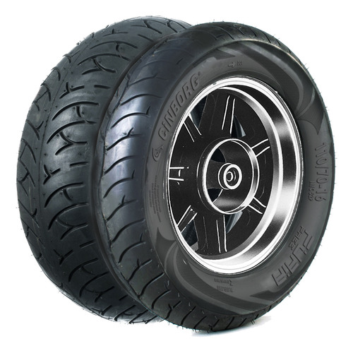 Par Pneus Furia Free Para Moto Citycom 110/70-16 + 130/70-16