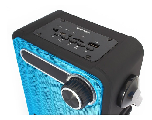 Bocina Portátil Recargable Bluetooth Vorago Bsp-200 Usb Sd