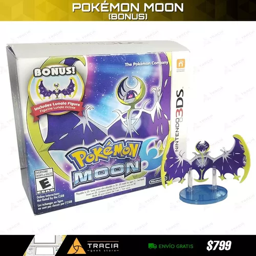 Pokemon Moon - Bonus Lunala Figure 3DS 