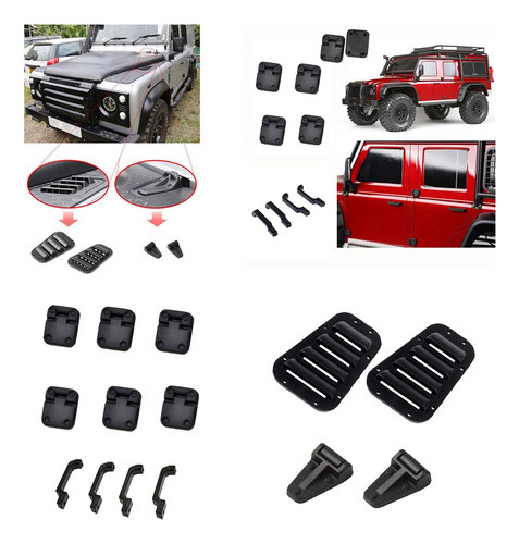 Asas, Bisagras Y Funda 1/10 Rc Rock Crawler Para 4 Coches [p