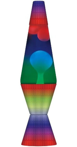 Lava The Original Colormax Lamp With Rainbow Decal Base, 14.