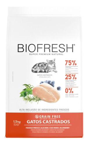 Biofresh Frango Gato Castrado 7,5kg