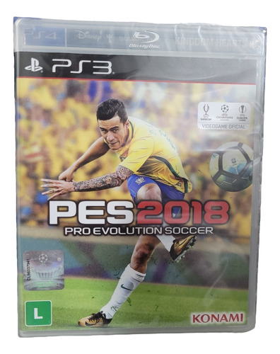 Pro Evolution Soccer 2018 Pes 18 Ps3 Midia Fisica Lacrado 