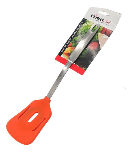 Espátula Perforada De Silicon 35cm Marca Eurochef. Bredys