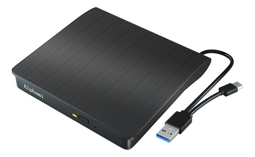 Alphami Unidad Externa De Cd/dvd, Usb 3.0 Tipo-c Lightscrib.