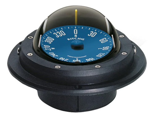 Brújula Ritchie Ru-90 Voyager - Montaje Empotrado - Negro