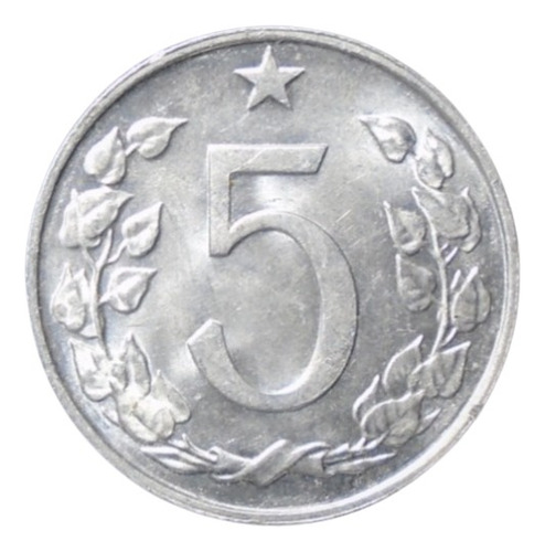 Checoslovaquia 5 Haleru 1967 Cz#01 (Usado)