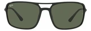 Lentes De Sol Rb4375 En Negro Y Verde Ray Ban