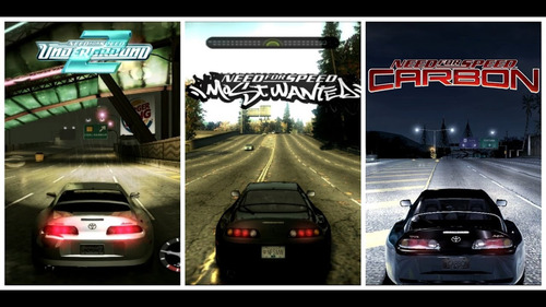 Need For Speed Underground 1 2 + Wanted E Carbon Pc Digital