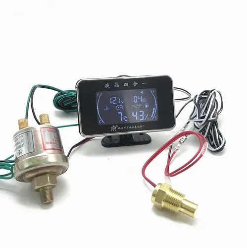 Reloj y temperatura en pantalla sale