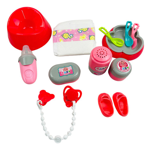 Bebé, Muñeca Con Mesedora, Juguete Para Niña Color Rosa