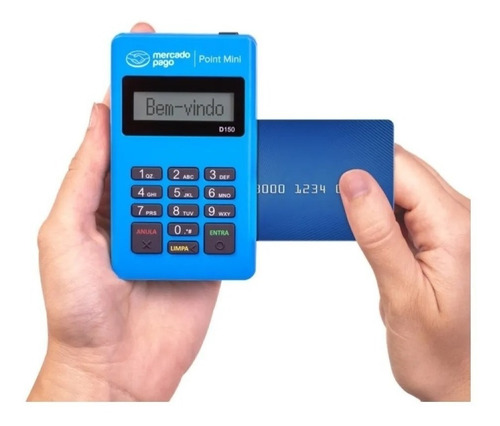 Imagem 2 de 6 de Máquina De Cartão Débito E Crédito Point Mini Mercado Pago
