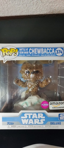 Funko Pop Star Wars Chewbacca Echo Amazon Exc Floked 374 (Usado)