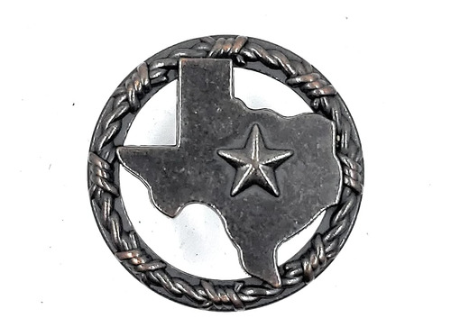 State Of Texas - Juego De 8 Pomos Para Gabinete Con Estrella
