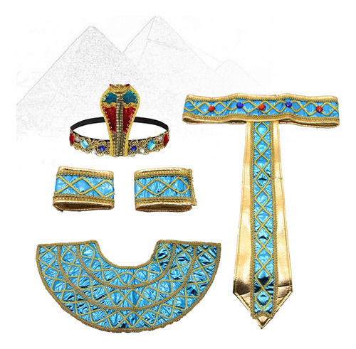 Egipto Disfraces Disfraz Serpiente Tocado Moda Conjunto B