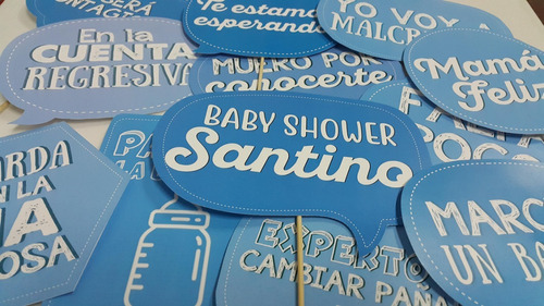 Props Cartelitos Kit Baby Shower Personalizado