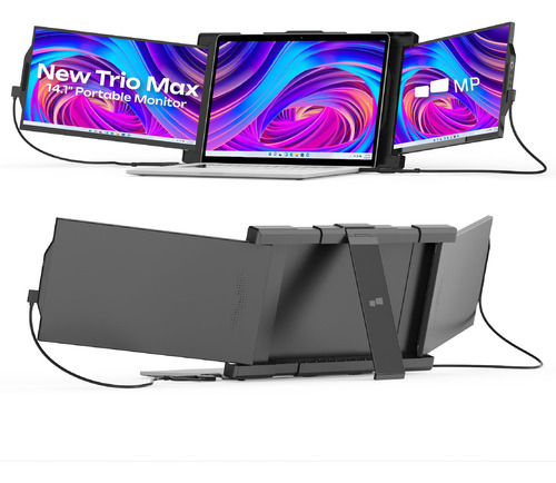 Monitor Portátil Triple 14.1 Fhd Ips Plug And Play