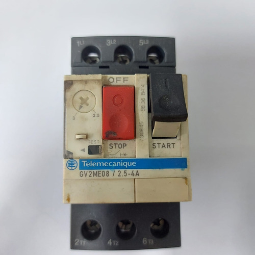 Disjuntor Motor Gv2me08 2.5-4a - Telemecanique/schneider 