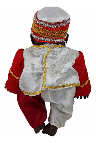 Muñeco De Shango Orisha 30 Cm - Dios Del Trueno Y Guerra