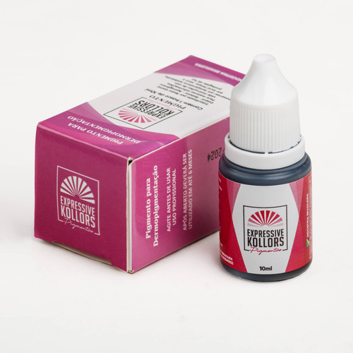 Pigmento Para Micropigmentação Expressive Kollors 10 Ml Cor Coffee Dark
