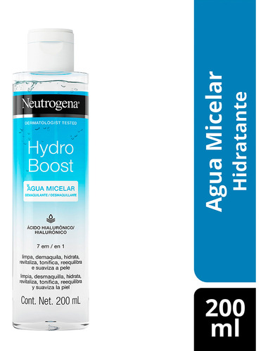 Neutrogena Agua Micelar Match Hydroboost + Purified Skin