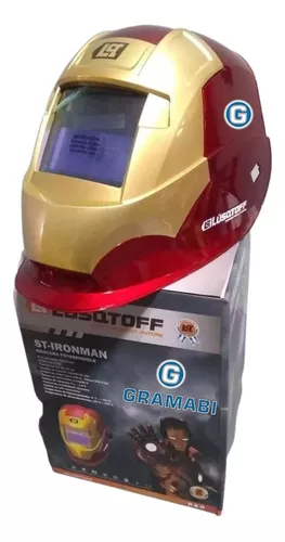 Máscara Fotosensible Careta Soldar Lüsqtoff Iron Man Mig Tig Nombre Del  Diseño Iron Man