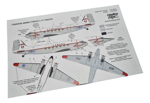 1/48 Leading Edge (4889) Calcas C-47 Dakota Canada