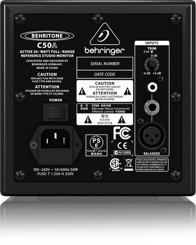Monitor De ReferĂȘncia Behringer C50a