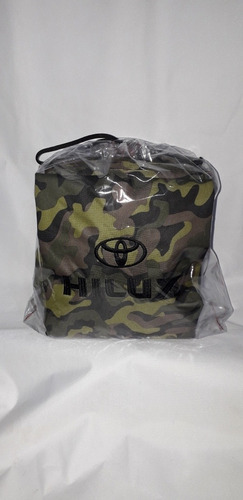Imagen 2 de 10 de Forros Asientos Impermeable Camuflaje Hilux Kavak Disponible