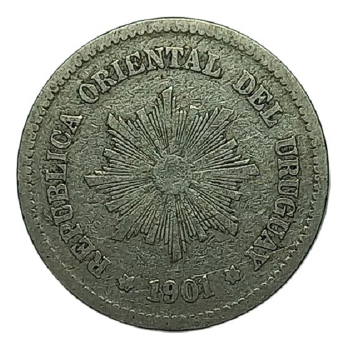 Uruguay - 5 Centesimos 1901 - Km 21 (ref C1)