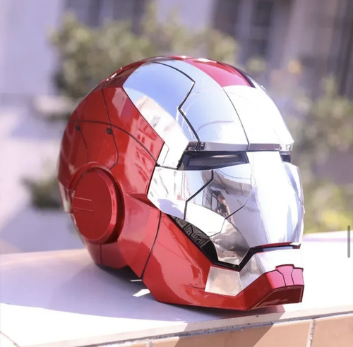 Máscara De Iron Man Con Control De Voz Y Luces Led