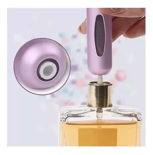 Imagen 3 de 6 de Mini Perfumero Portátil Recargable 5 Ml Atomizador Colores