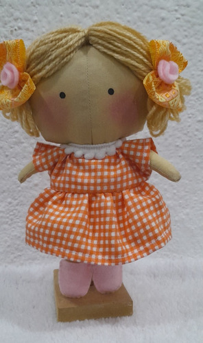 Lucy Muñeca De Tela Hecha A Mano Diseños Malylef 002