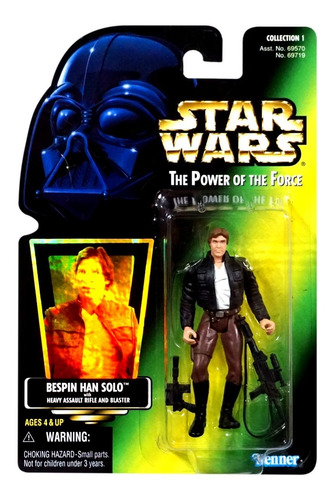 Star Wars Power Of The Force Gold Bespin Han Solo