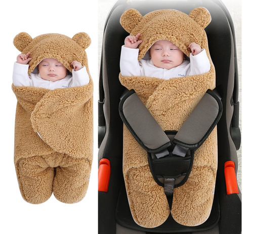 Manta De Felpa Para Bebé Recién Nacido, Cobija De Bebe Suave