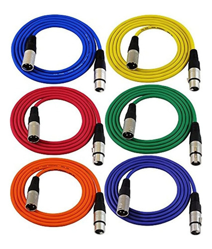 Cables De Cable De Parche De 6 Pies De Gls - Xlr Macho A Xlr