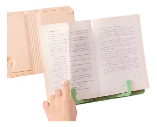 Atril De Lectura Plástico Regulable Soporte Portátil Libros 