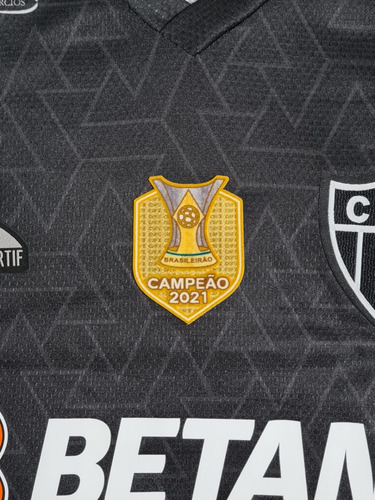 Patch Campeão Brasileiro 2021 Para Camisa Atlético Mineiro