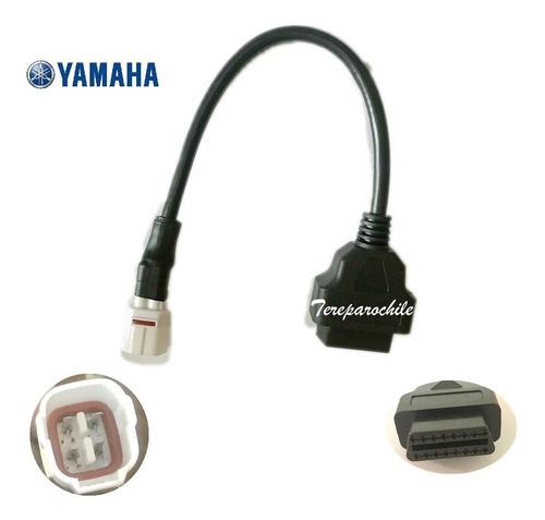 Cable Adaptador Moto Yamaha Obdii 4 Pines A 16 Pines Obd2